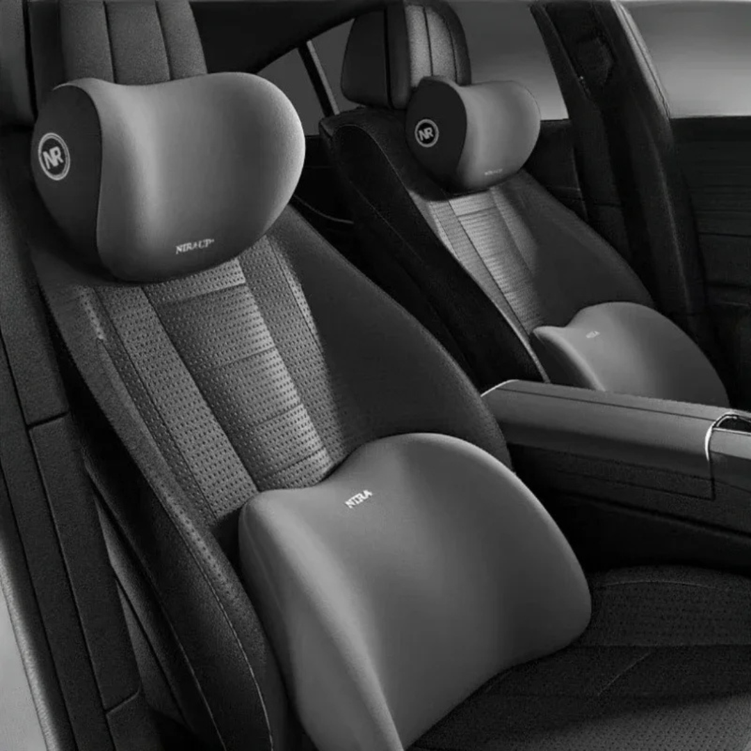 Cojín Lumbar y Reposacabezas para Auto