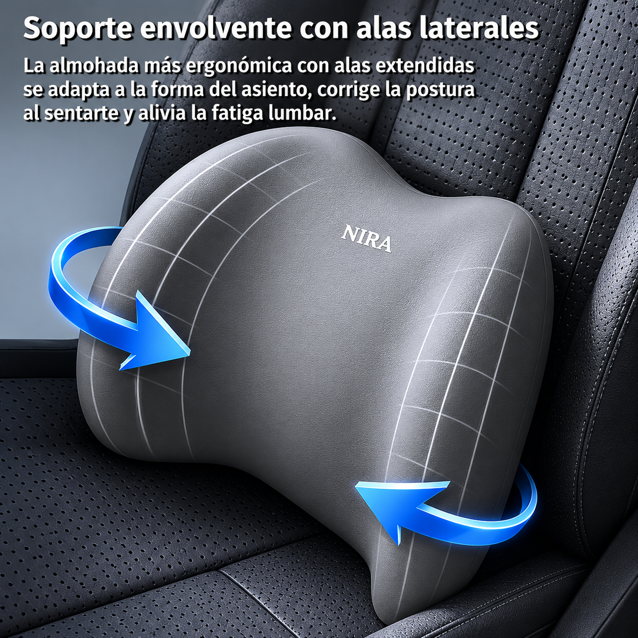 Cojín Lumbar y Reposacabezas para Auto